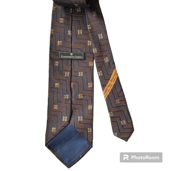 Ermenegildo Zegna Couture Tie. Made in Italy. - Picture 3 of 3